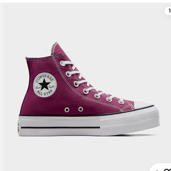 WOMENS CONVERSE CHUCK TAYLOR ALL-STAR LIFT SNEAKER size 7 - Picture 1 of 7